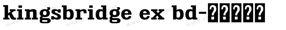 kingsbridge ex bd字体转换